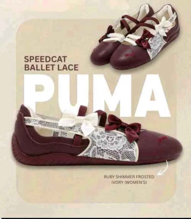 Pummaa Speeedcat Ballet Lace Maroon 698