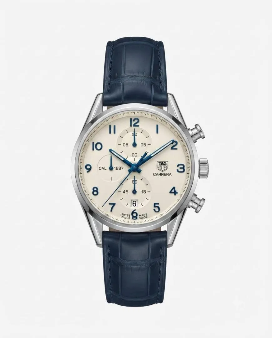 TAG heuee_r Carrera Caliber 1887 Blue white Dial