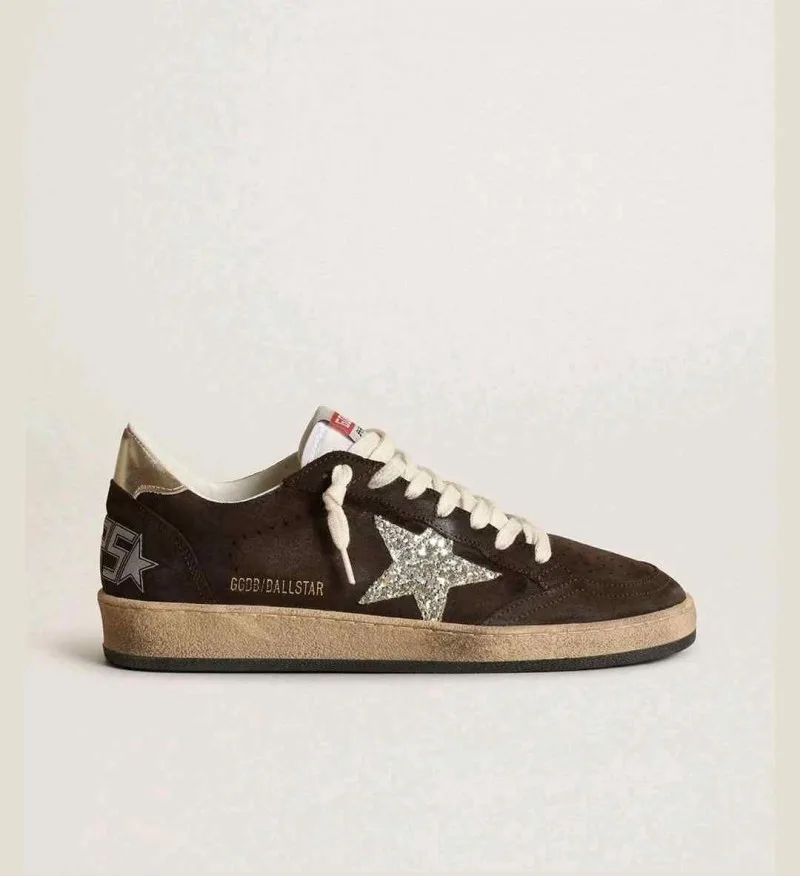 Golden Goose Ball Star Brown Beige
