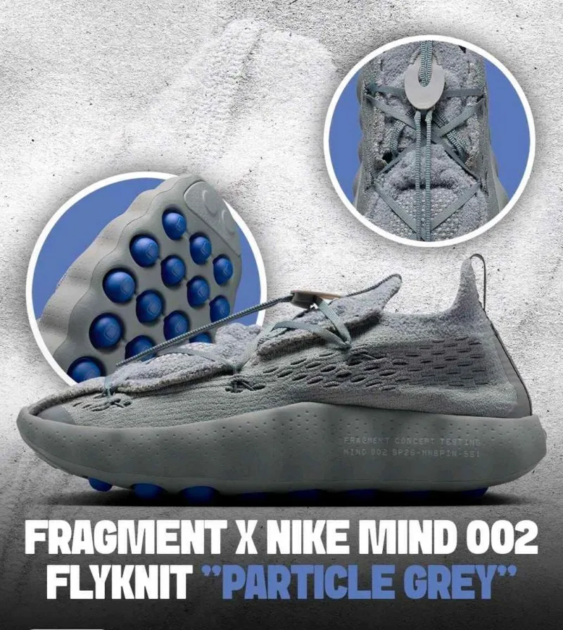 Nikkee Mind 002 Flyknit Fragment grey 208