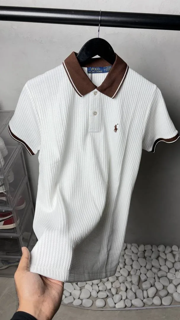 Ralp Lauren Premium Knit Polo T-Shirt with OG BOX PACKAGING 3012