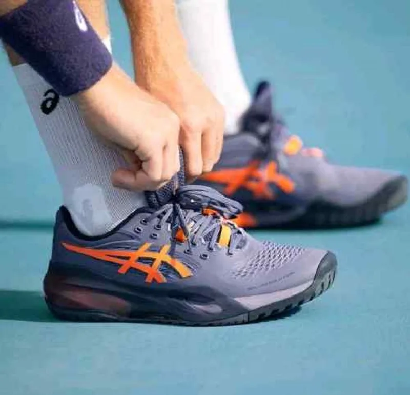 Asiccss Gel Resolution X Tennis Dark Violet Nova Orange 198