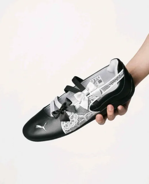 Pumma Speedcat Ballet Lace Black and White