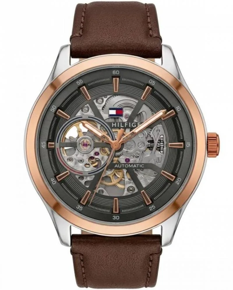 Tommm_y Hilfiger Automatic Dark Brown