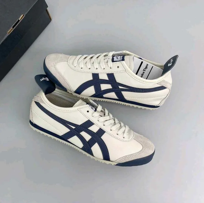 onisukkaa tiger Mexico 66 Cream Navy