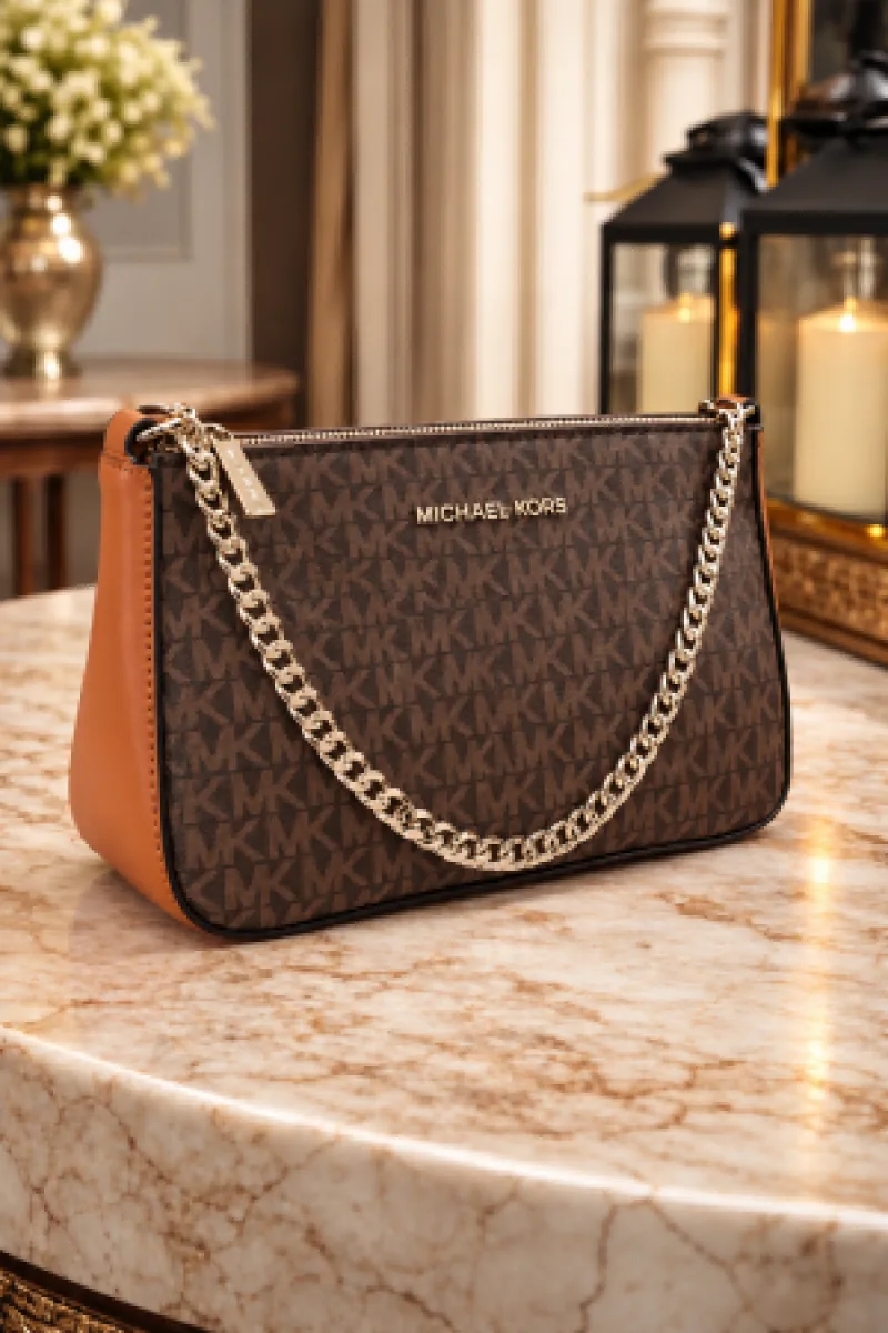 Micheal Kors Jet Set Charm Small Logo Pochette Bag Box Dust Bag 5198