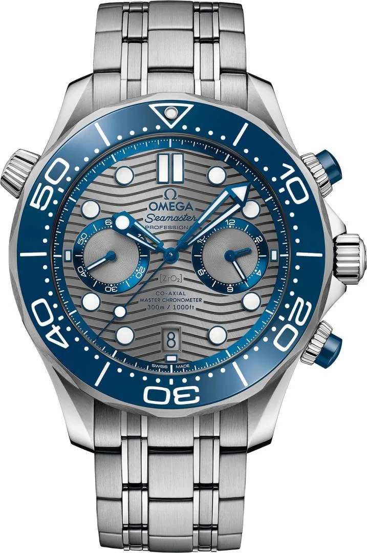 Omegg_a Seamaster Diver 300M Co-Axial Master Chronometer Chronograph