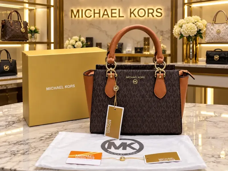 Micheal kors Marilyn small signature massanger bag with box 5339