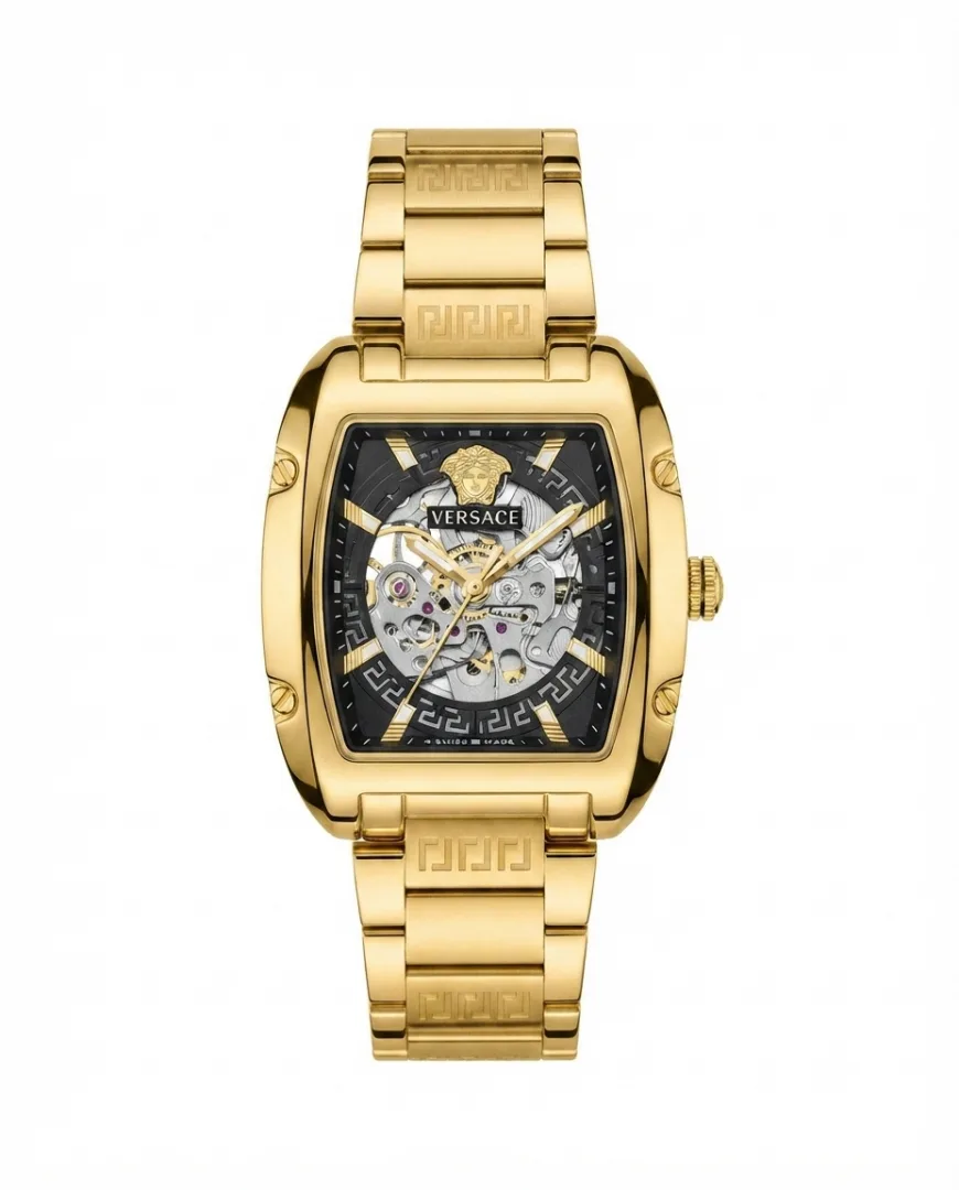 Versace_e Dominus Sktl Men Automatic Gold black dail