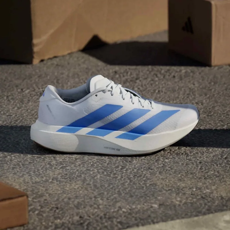 Adidaas adizero evo sl white blue fusion