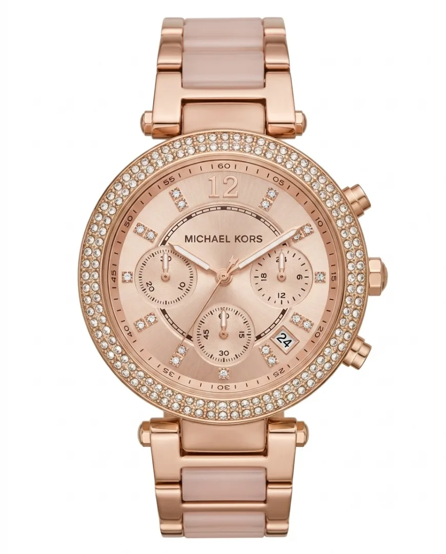 Michea_l Kors Parker Two Tone Rose Gold