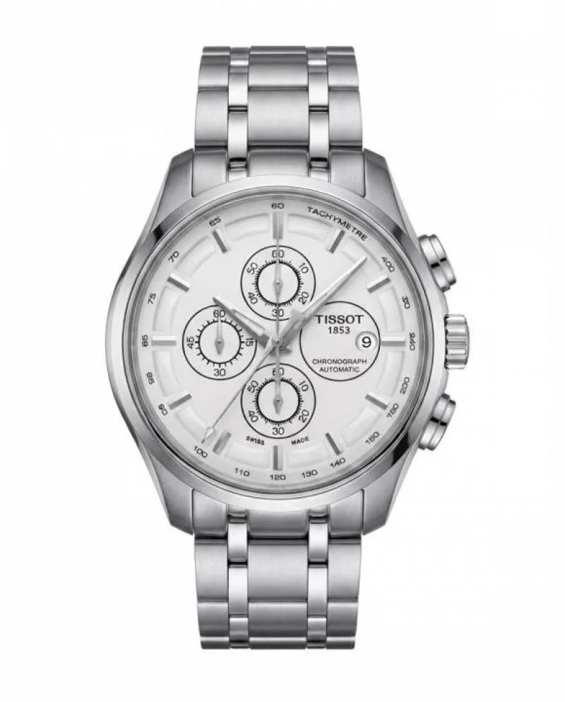 Tissoo_t 1853 Couturier Silver White dial