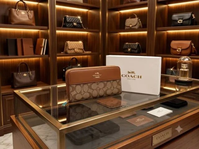 Coatch women long wallet premium quality New Sale