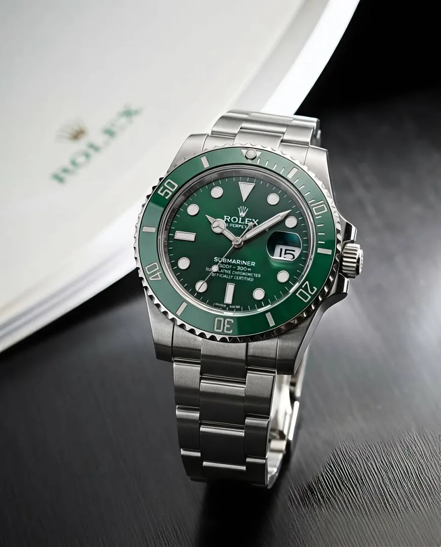 Rolee_x Oyster Perpetual Submarine Silver-Green