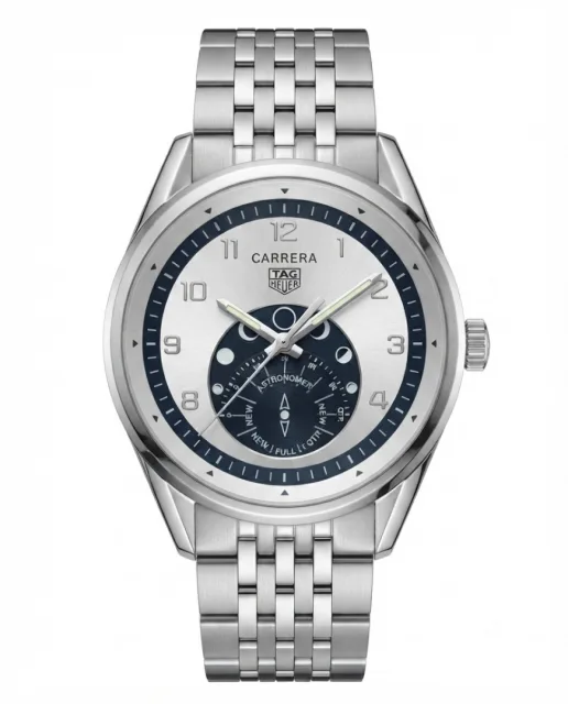 Tag heuee_r Carrera Astronomer Silver Black Dial