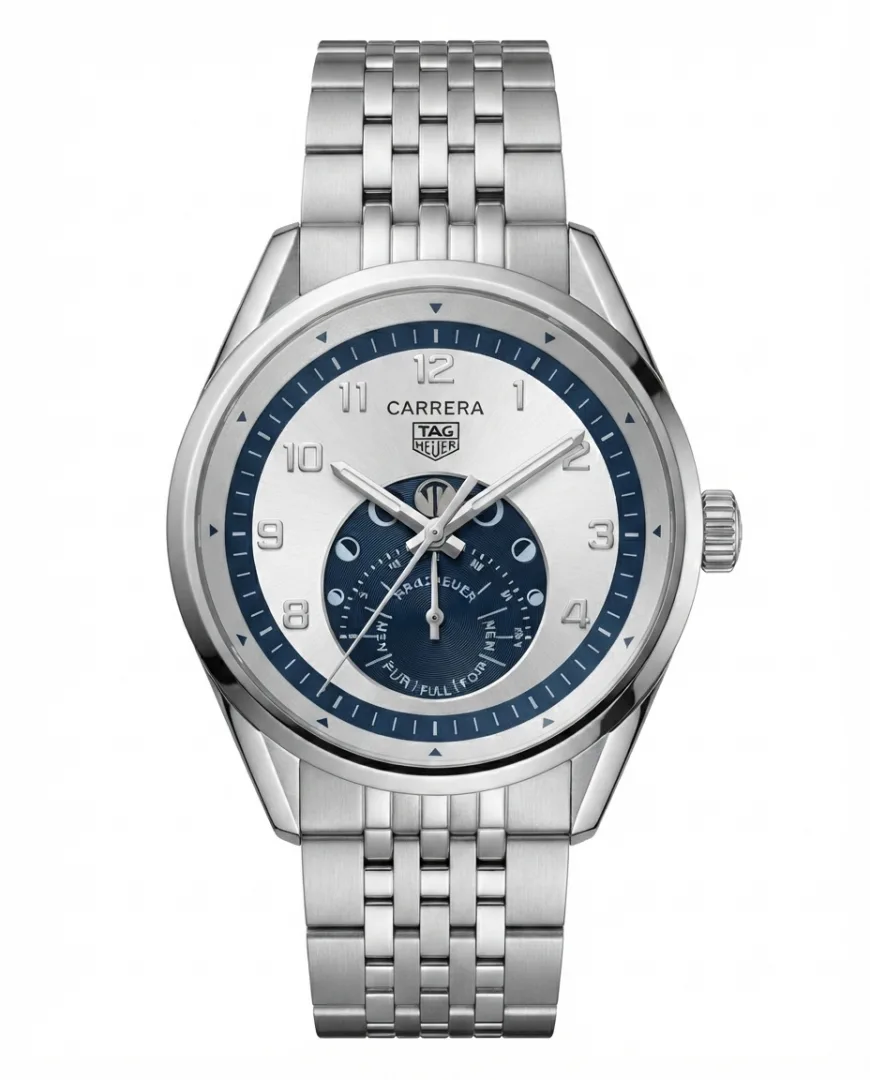 Tag heuee_r Carrera Astronomer Silver Blue Dial