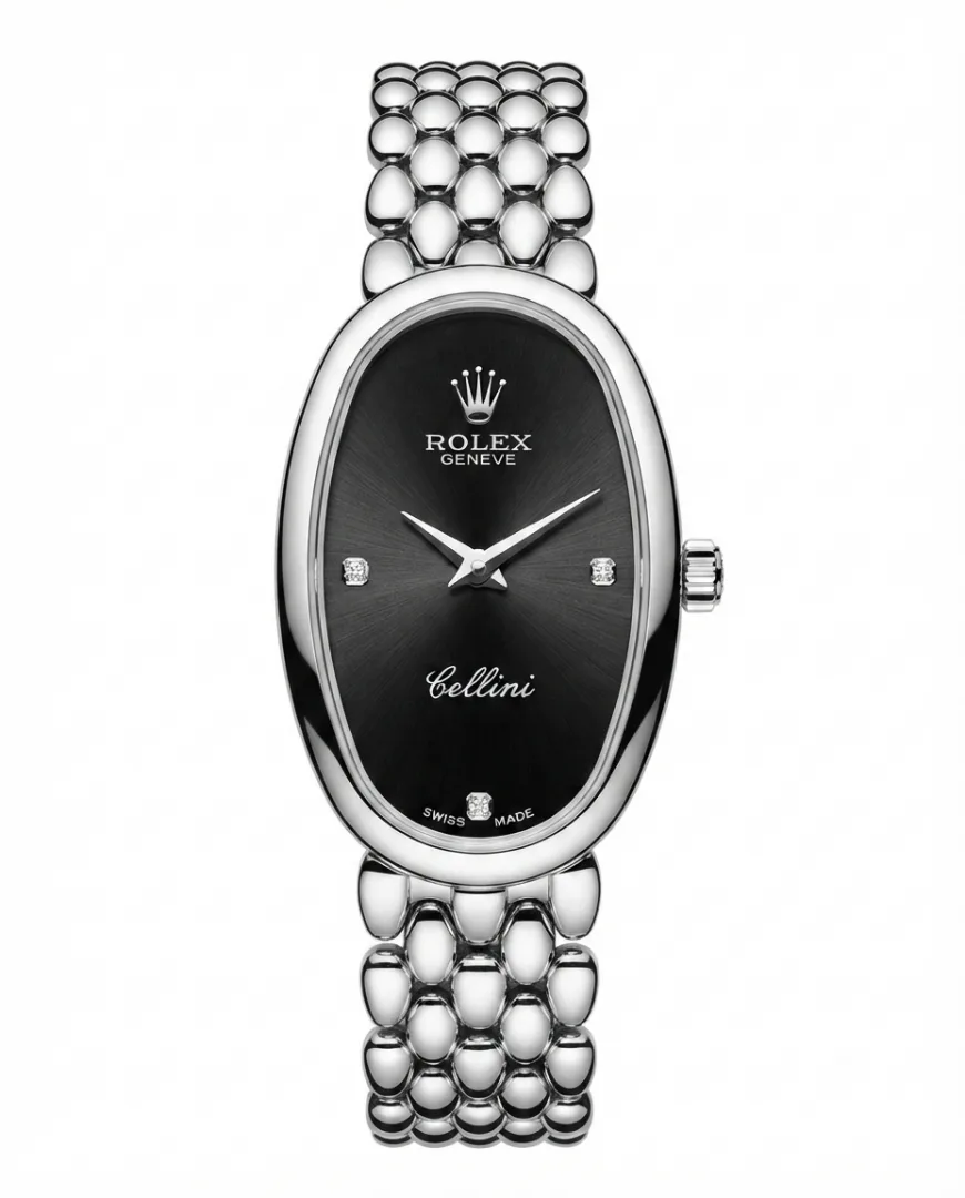 Rolee_x Cellini Silver Black Dial