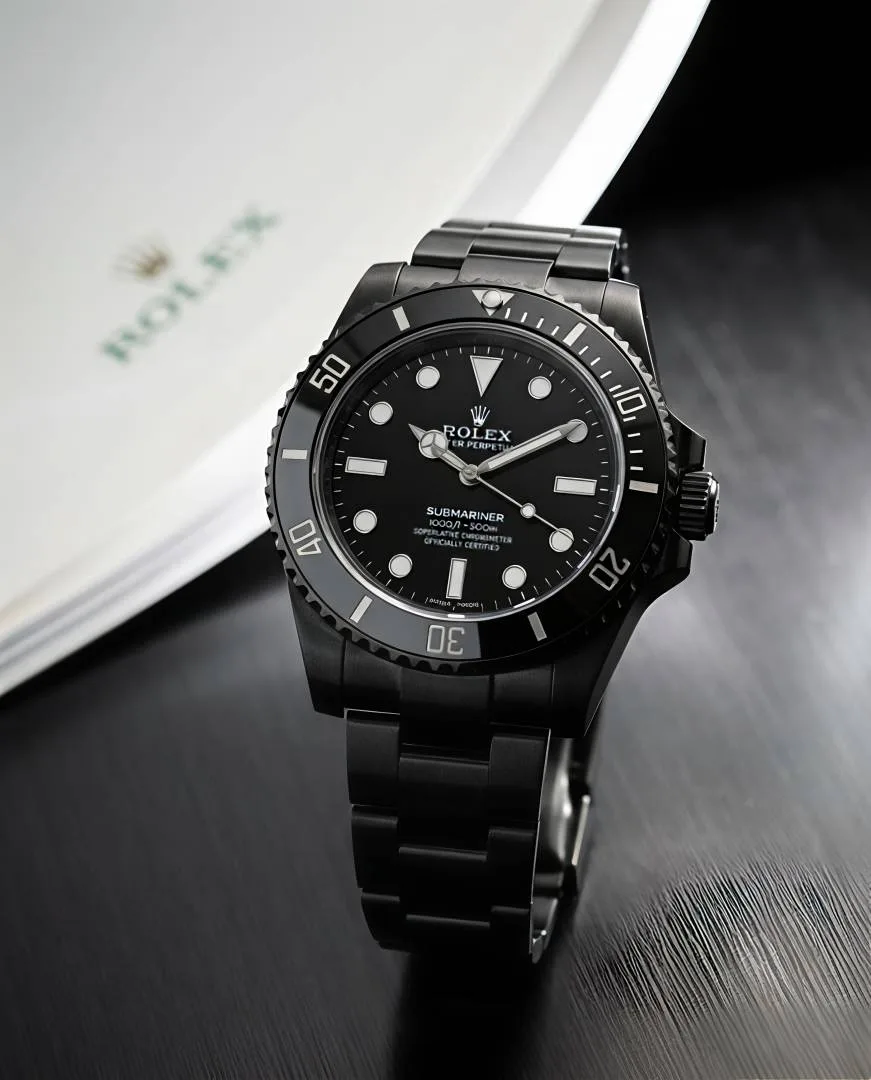 Rolee_x Oyster Perpetual Submarine Black