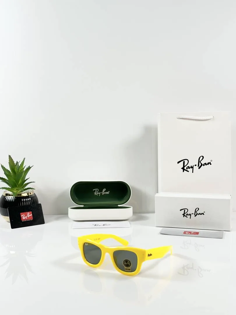 Rey ban Puffer 4940 Yellow Black GLASS