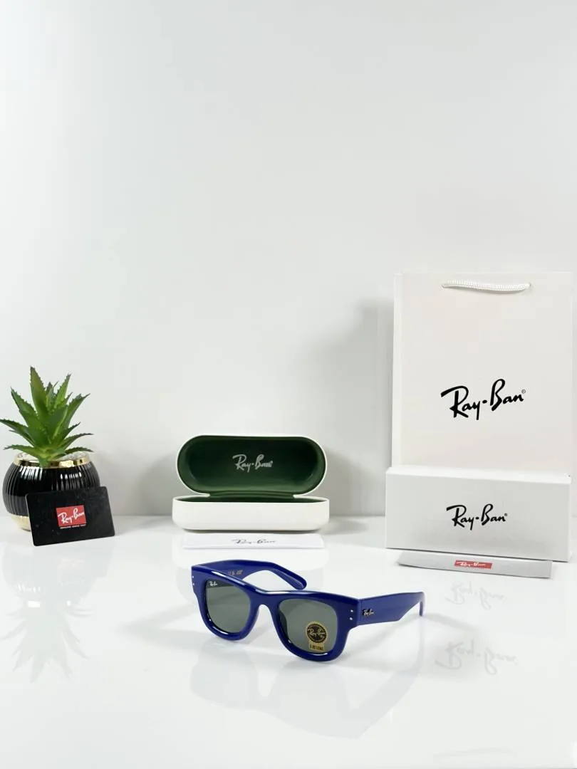 Rey ban Puffer 4940 Blue Black GLASS