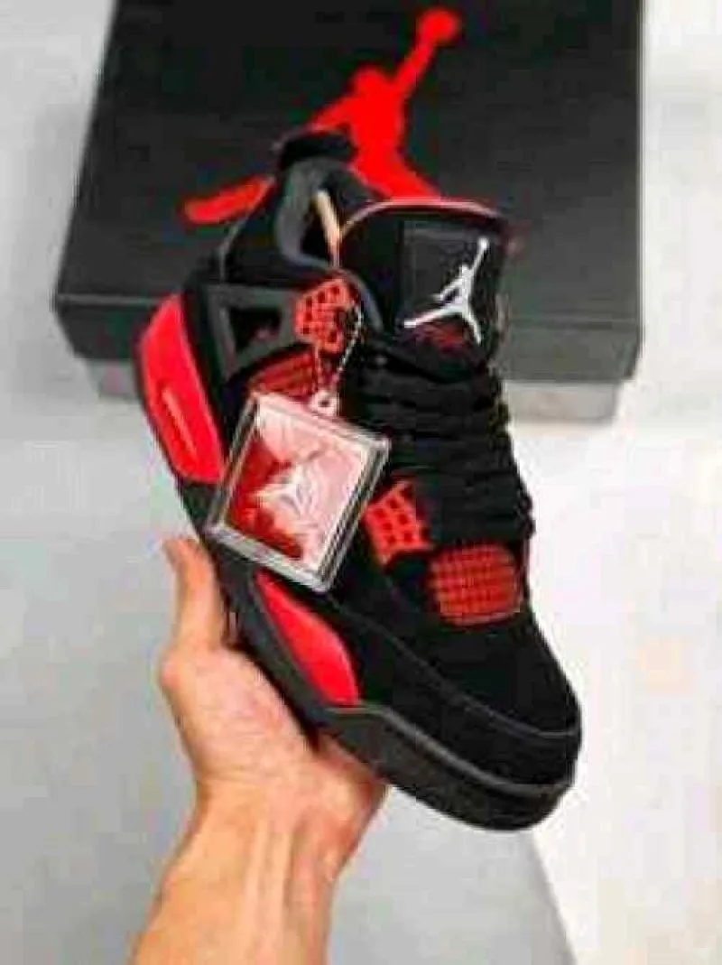 Nikkee Air Jordan 4 Retro Red Thunder 505