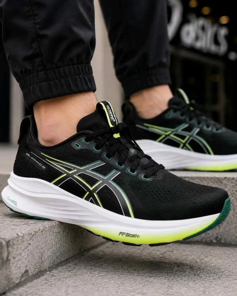 Asiccss Gel-Kayano 32 Black Jasper Green 1161