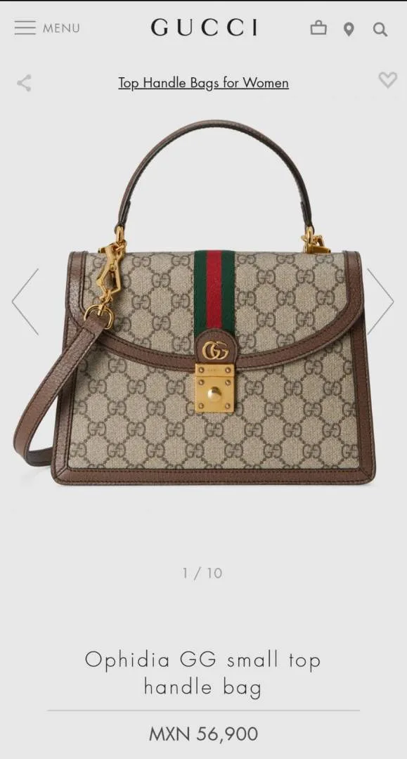 Guccci gg ophidia tophandle with ogbox dustbag Long belt Etc