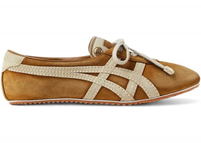 Onitskaa X Versace TAI CHI Sakura Suede Brown