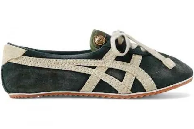 Onitskaa X Versace TAI CHI Sakura Suede green