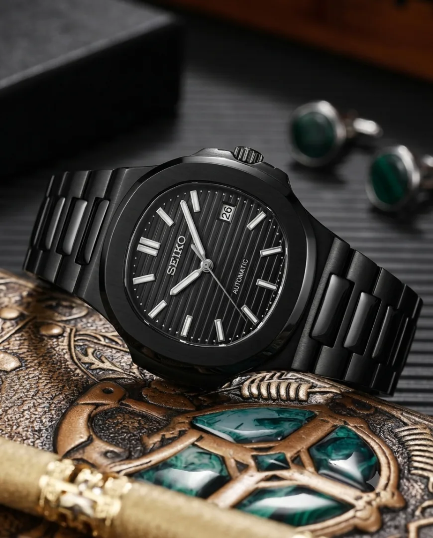 Seiko Nautilus Mod Full Black