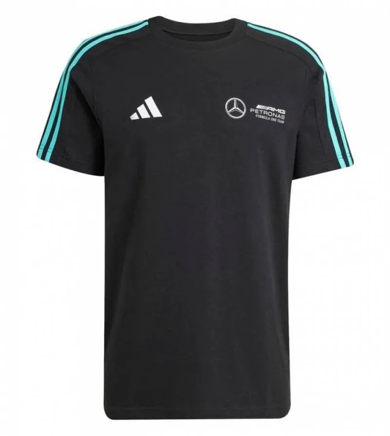 Adida x Mercedes Navy Blue Collab Edition Premium Round Neck T-Shirt(1442)