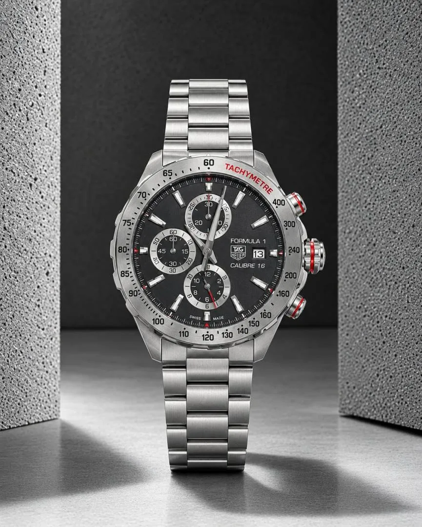 Tag Huer Formula 1 Bettry Chronograph silver Black