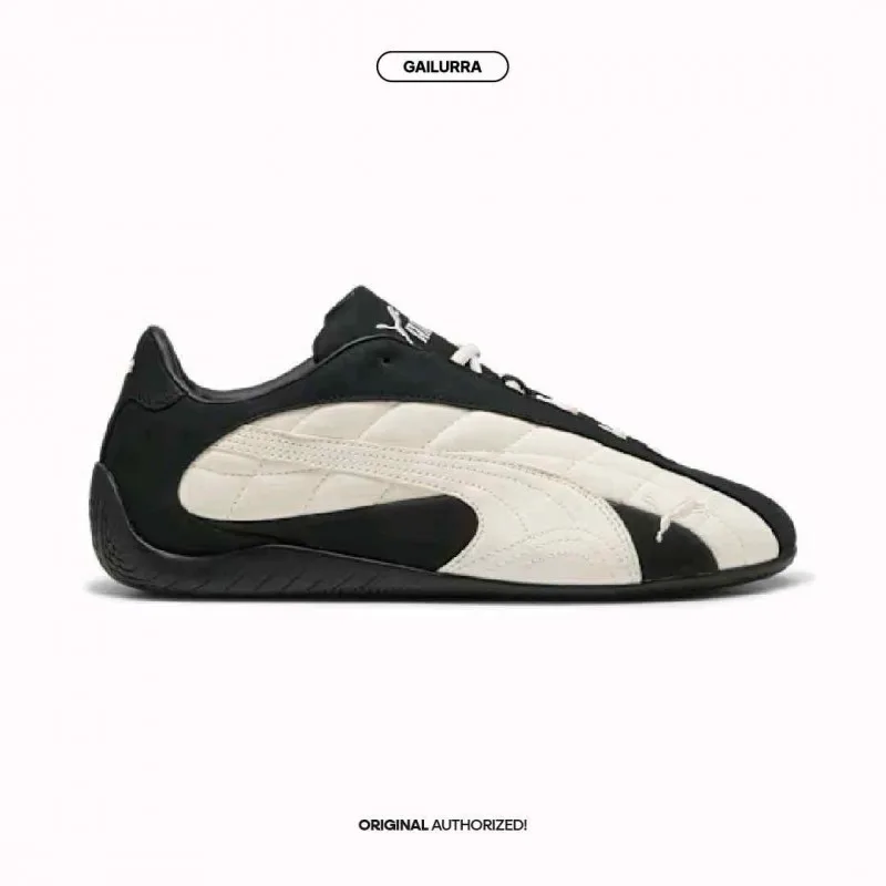Pummaa Speedcat Plus Quilted Black Frosted Ivory 684