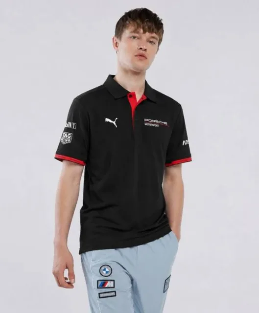 Pum Black Porsche Edition Premium Store Article Polo T-Shirt(1434)