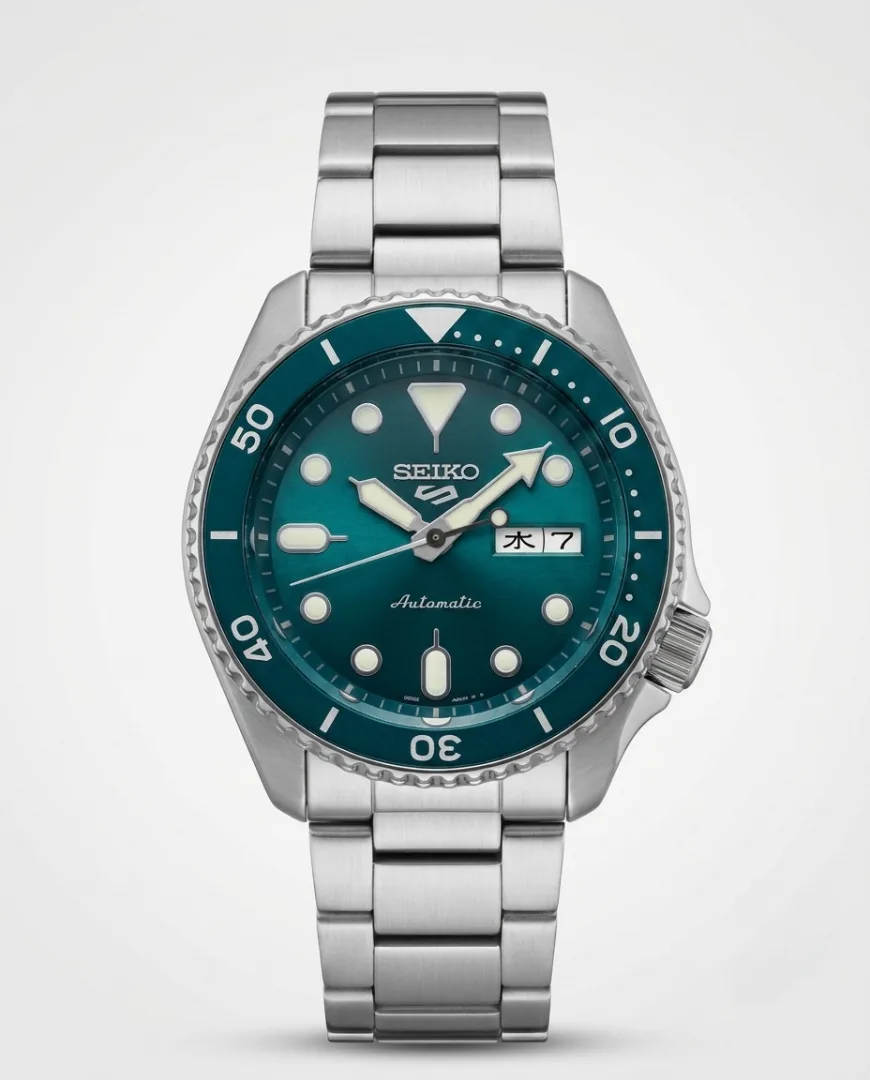 Seiko 5 Sports Automatic silver mat green