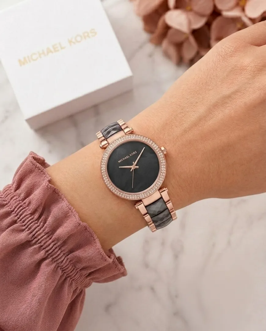 Michael_l Kors Parker Pave Black
