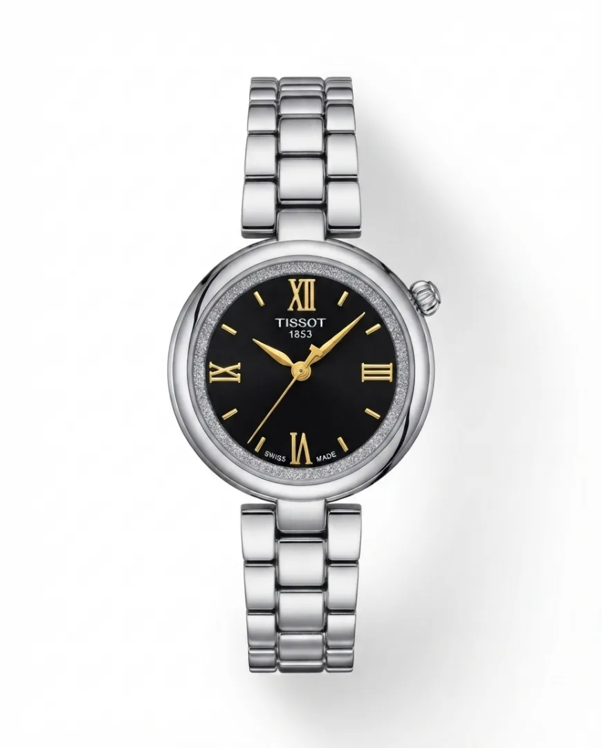 Tissoo_t Desir Silver Black Dial