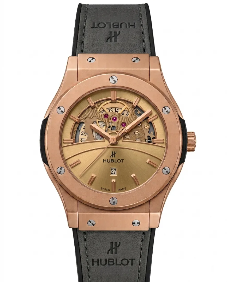 Hublot Big Bang Tourbillon Gray Leather