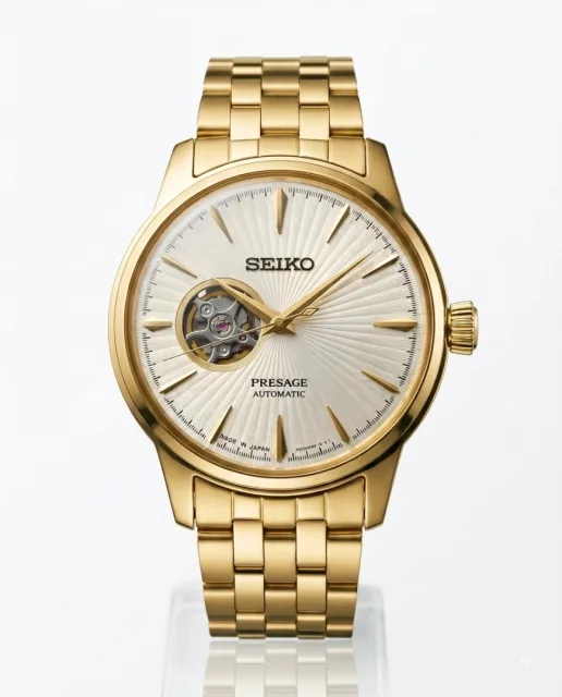 Seiko Presage Gold White Dail