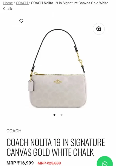 Coacchh Nolita 19 Premium Quality With Pearl Charm & OGBOX CARRYBAG Model no 485
