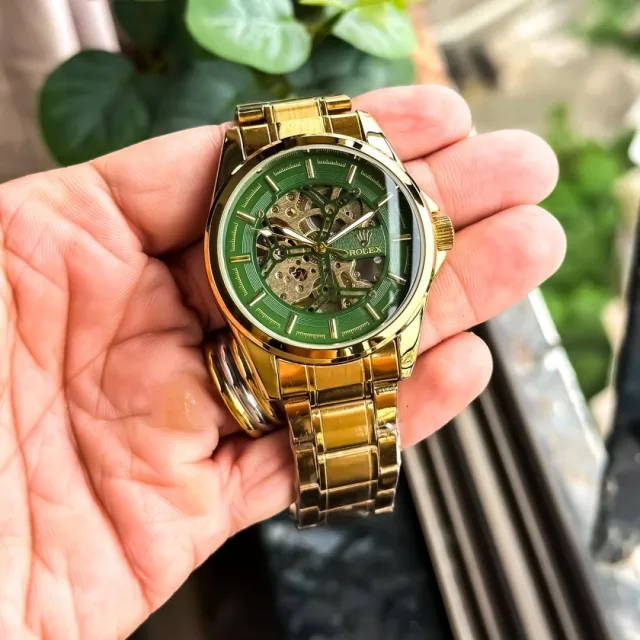 Rolee_x Automatic Gold Green