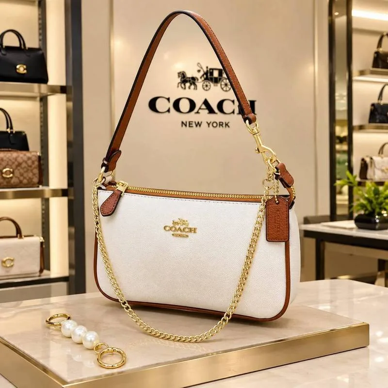 Coacch Nolita With Original Box DustCover & Pearl charm