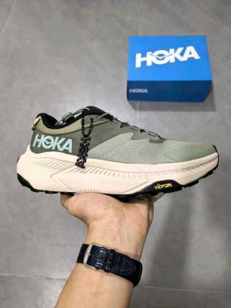 Hoka One One Mens Transport Shoes in green 495