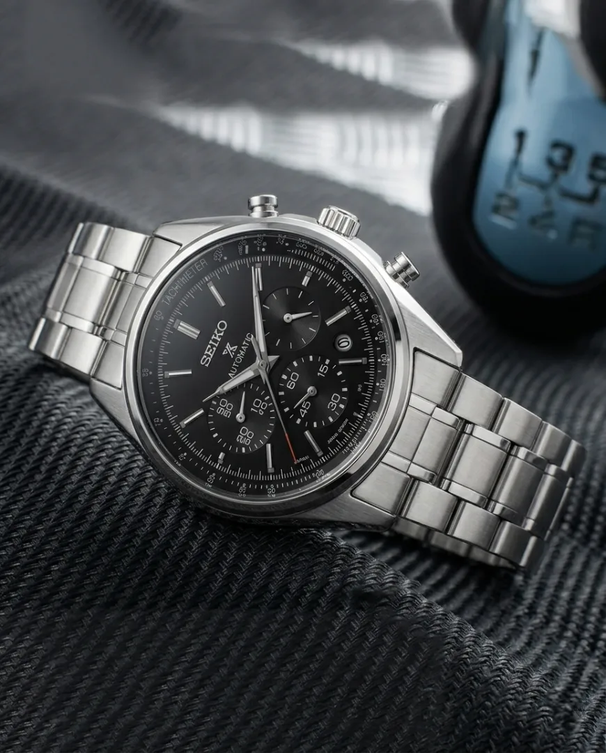 Seiko Prospex Chronograph Silver-Black