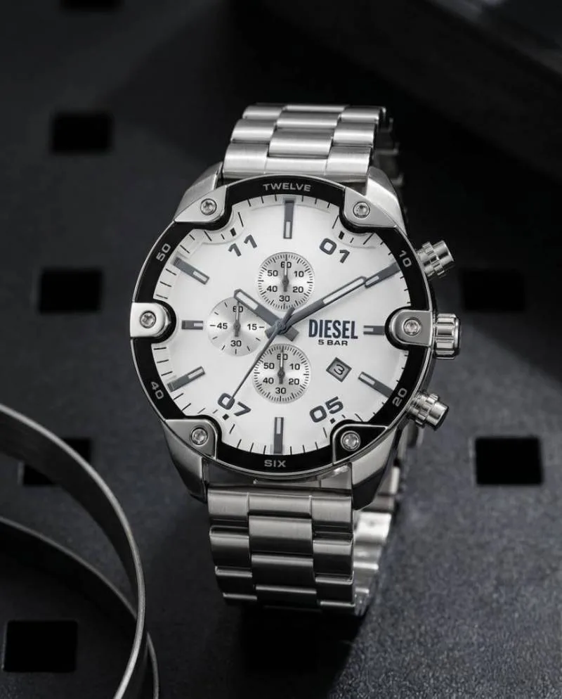 Diesee_l Spiked silver white