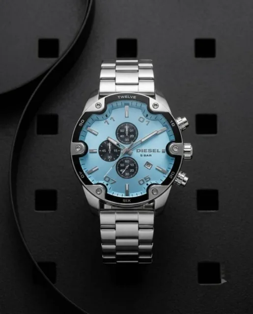 Diesee_l Spiked silver Sky Blue