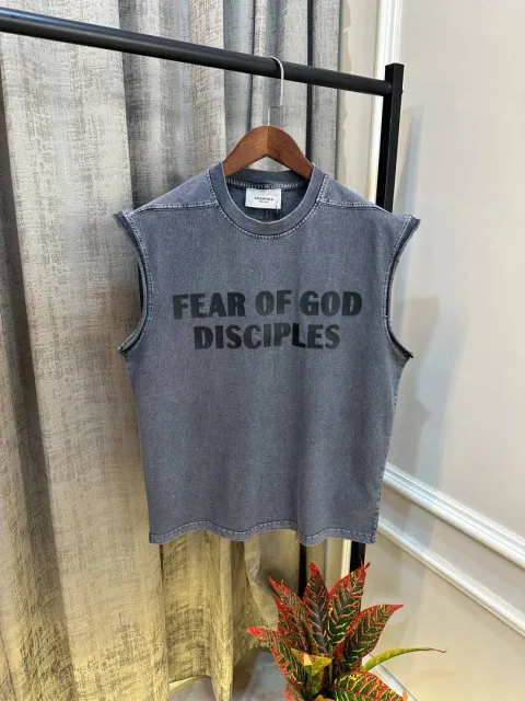 Essential Fear Of God Imported Dark Grey Store Article Super Premium Sando(1380)