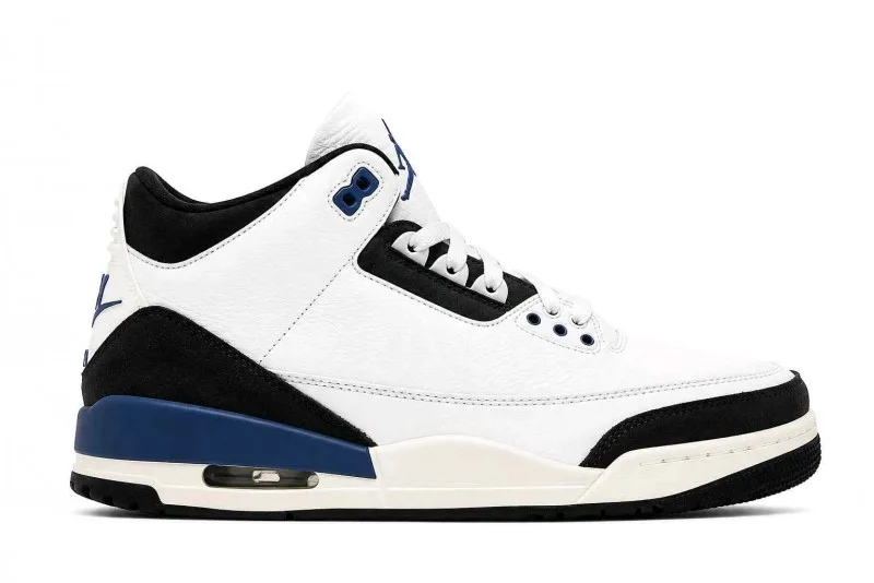 Nikkee air jordan 3 x a ma maniere diffused blue