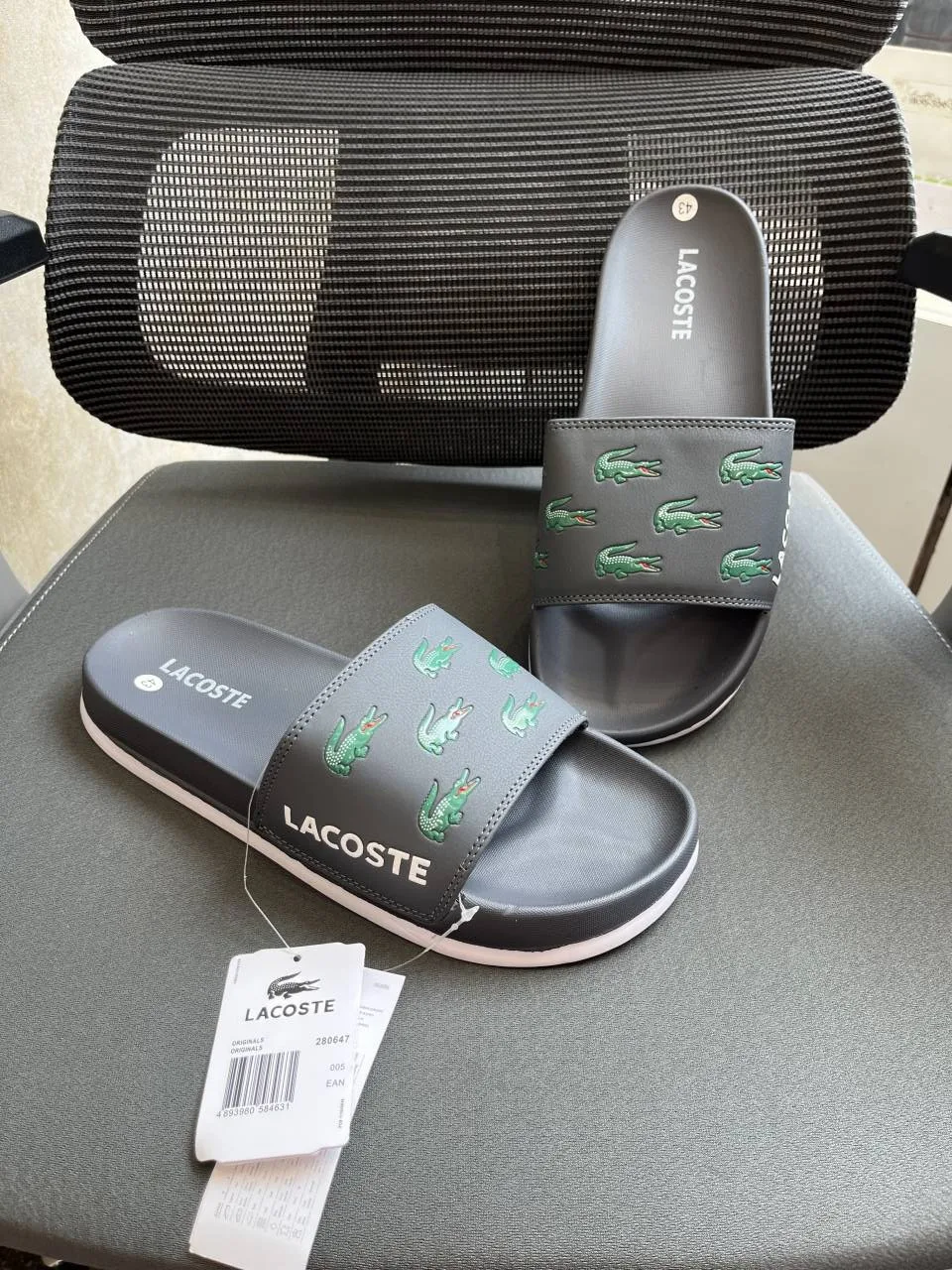 Lacost Logo Comfort Slides