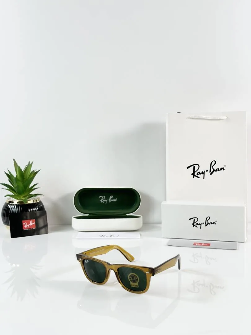 Rey ban 2140 Mustard Yellow Green GLASS